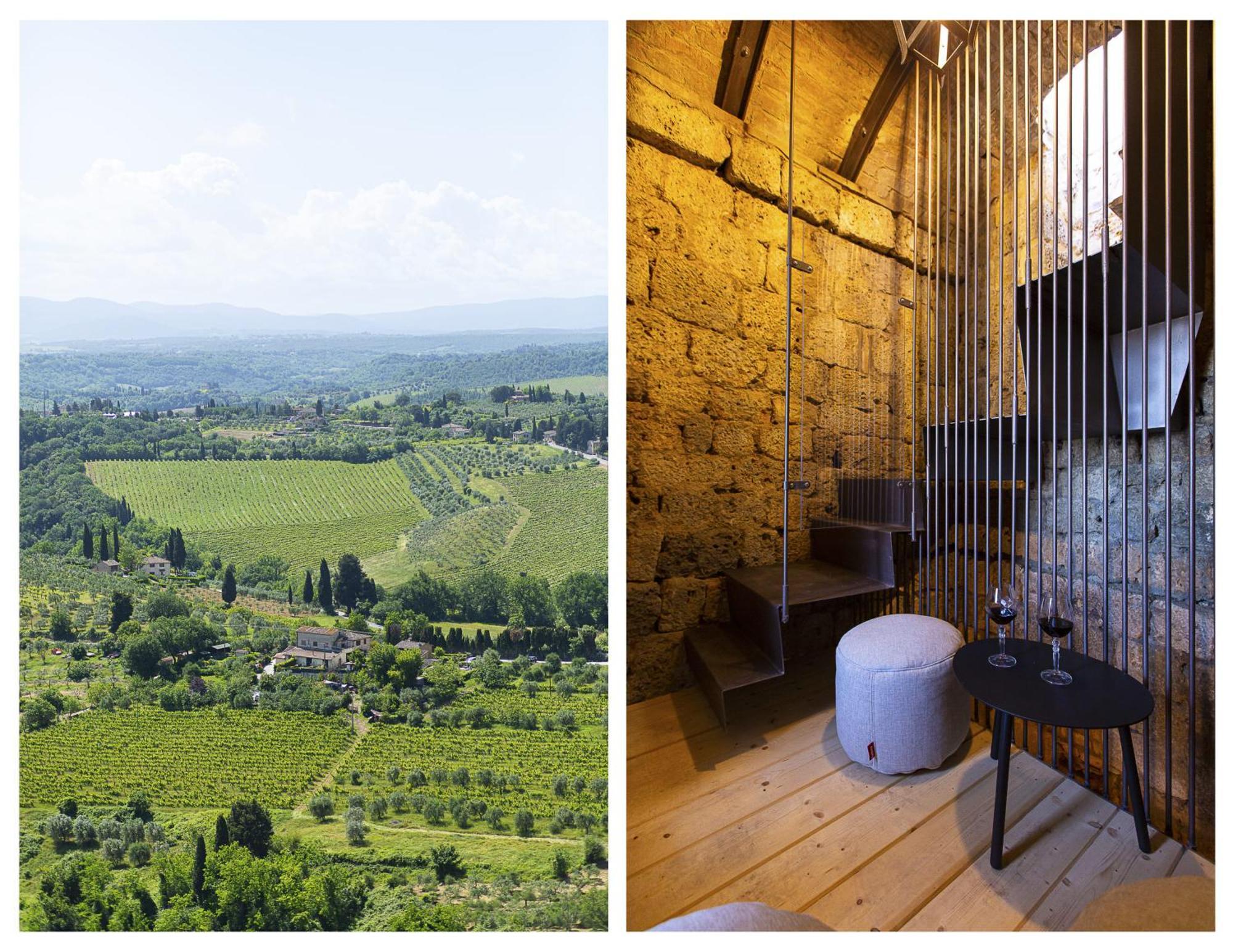 The Artists' Tower - Amazing View From The Tower Leilighet San Gimignano Eksteriør bilde