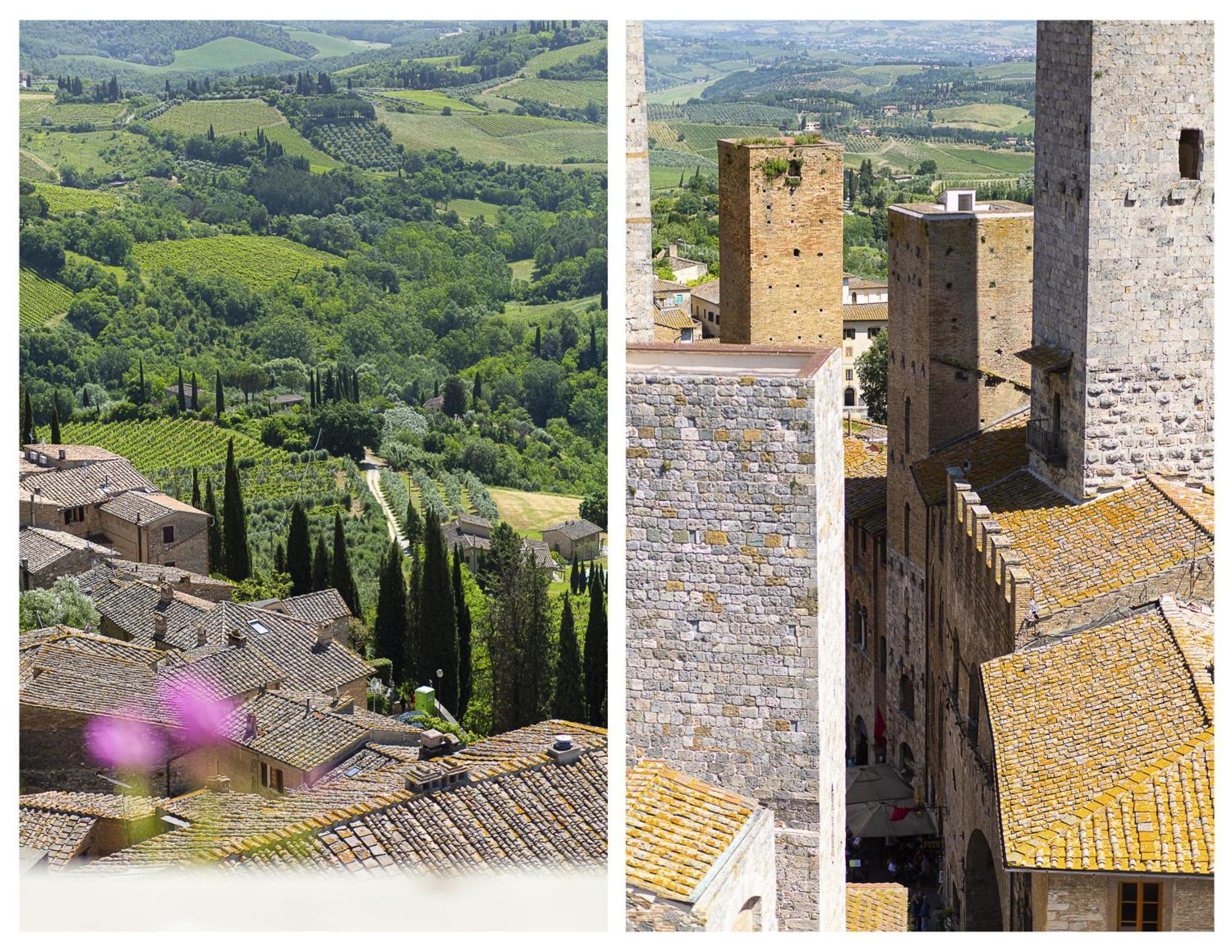 The Artists' Tower - Amazing View From The Tower Leilighet San Gimignano Eksteriør bilde