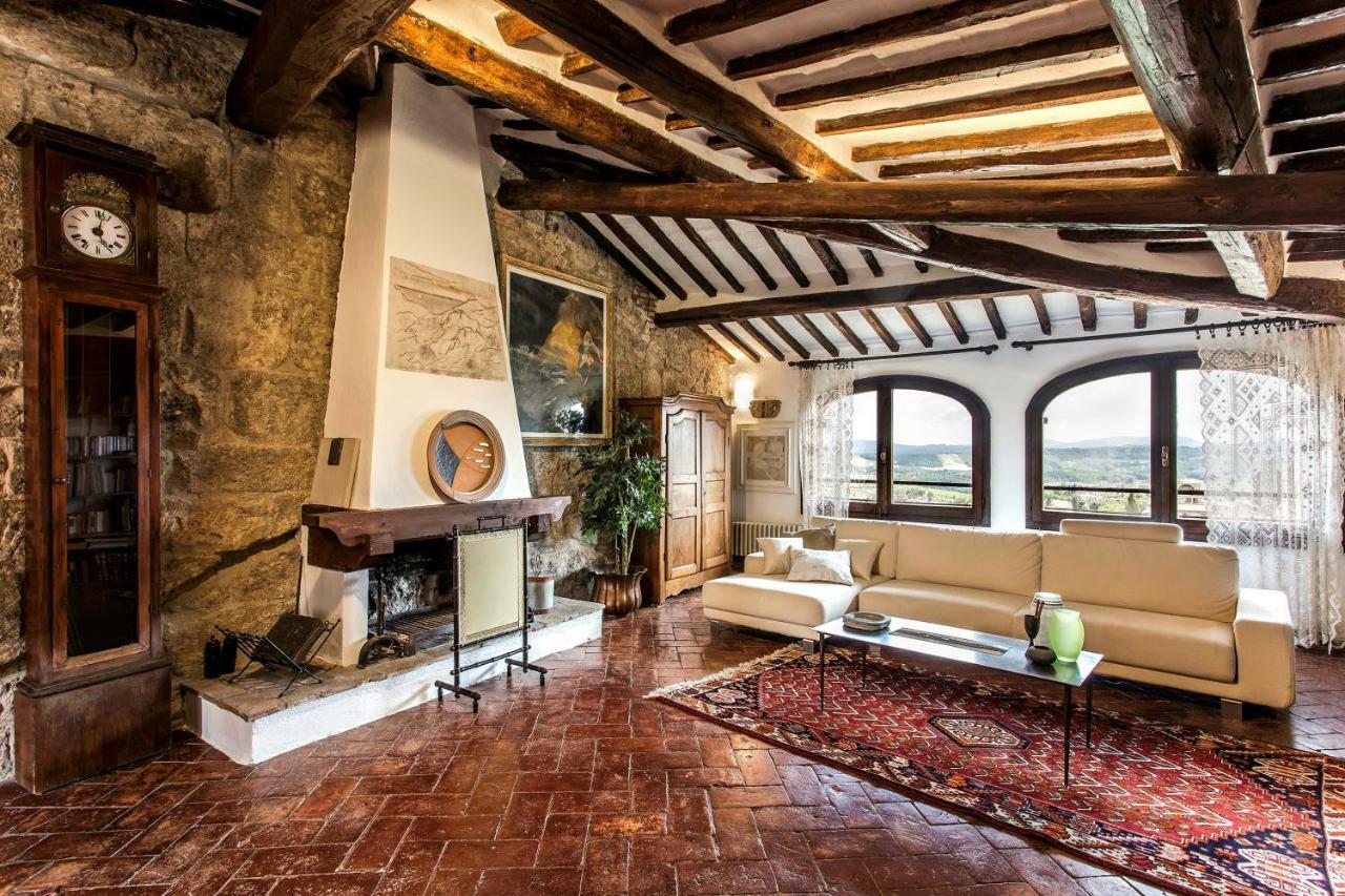 The Artists' Tower - Amazing View From The Tower Leilighet San Gimignano Eksteriør bilde
